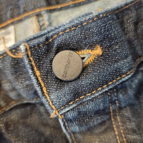 Men's Carhartt CAT2 2112 Relaxed Fit Flame Resistant Denim Blue Jeans - Picture 5 of 8